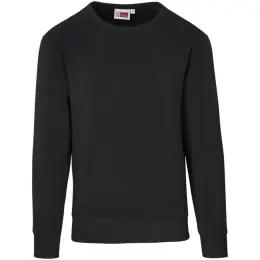Mens Quinn Crew Neck Sweater Black Front